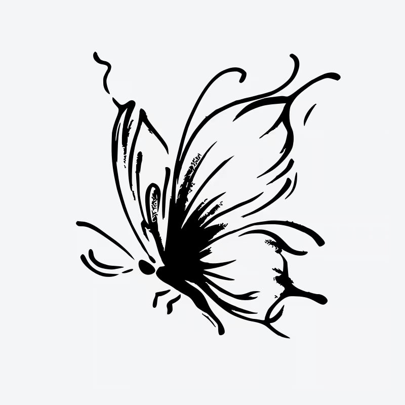 Elegant Butterfly Tattoo