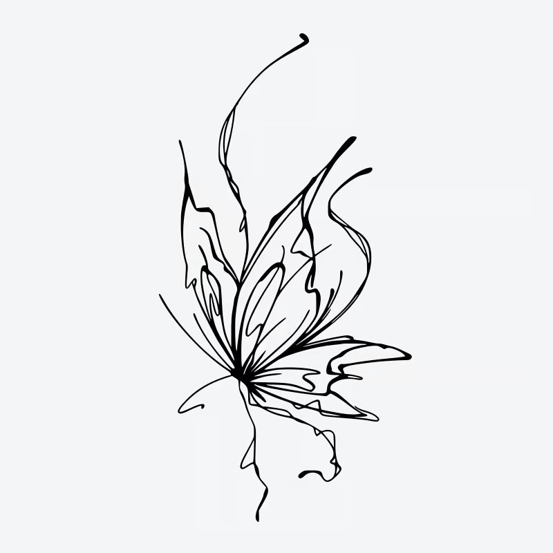 Elegant Butterfly Tattoo