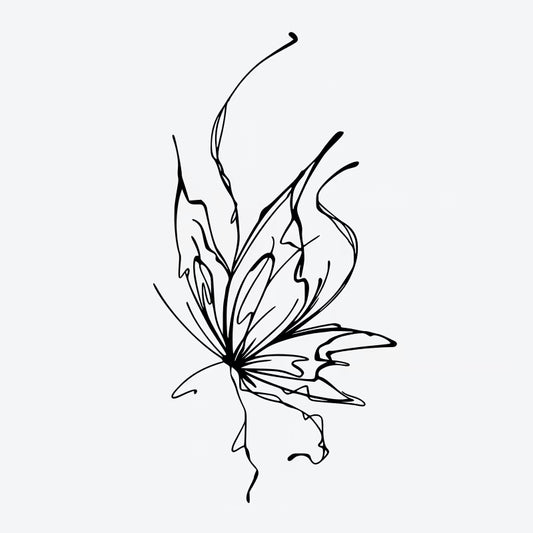 Elegant Butterfly Tattoo
