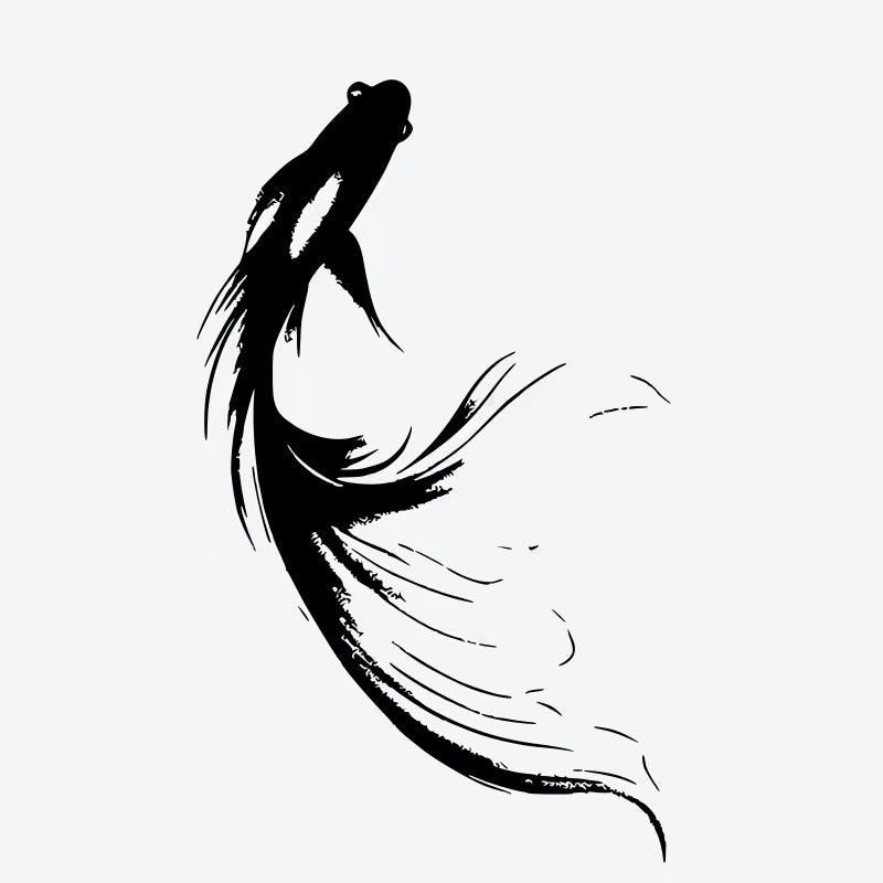 Goldfish Flow Tattoo