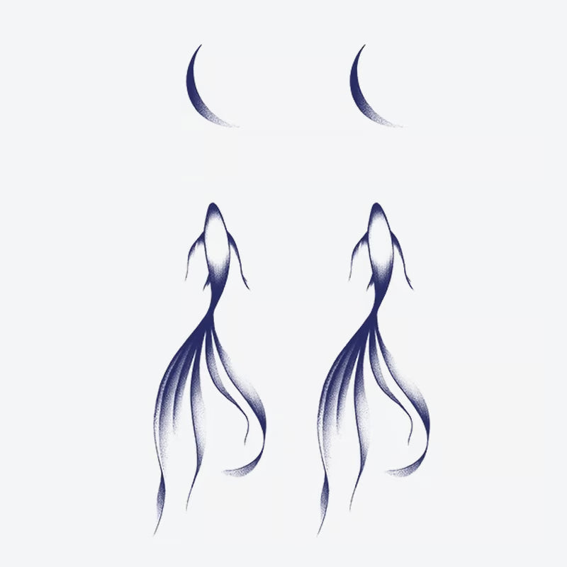 Moon Fish Tattoo