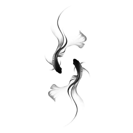 Flowing Fish Tattoo