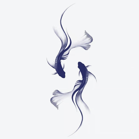 Flowing Fish Tattoo