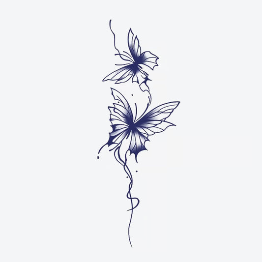 Butterfly Blossom Tattoo