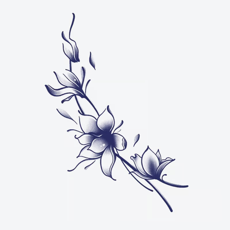 Flower Branch Tattoo