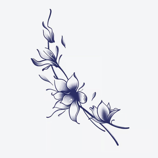 Flower Branch Tattoo