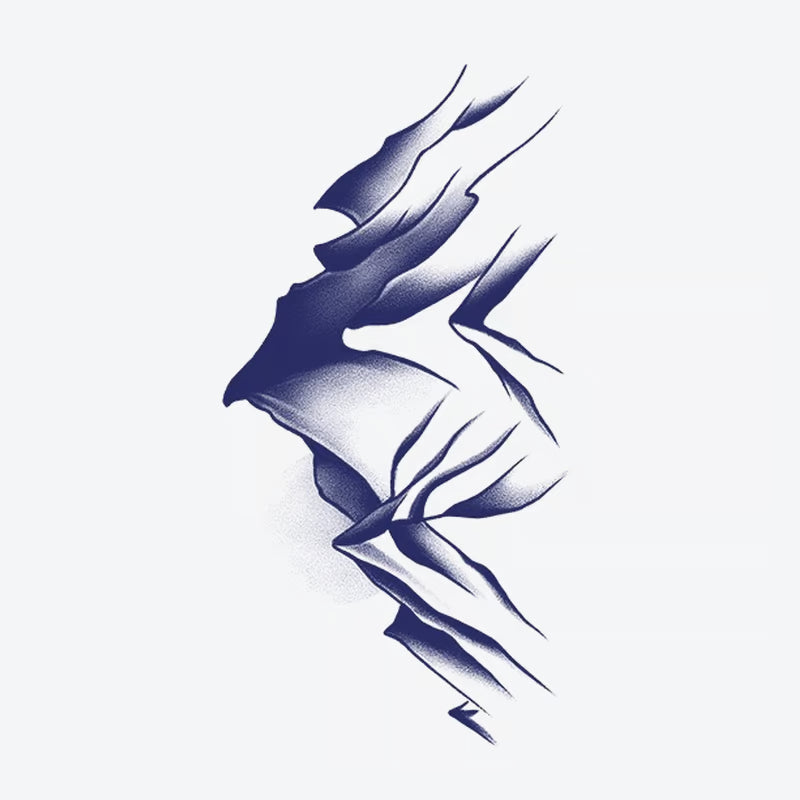 Abstract Fragmented Design Tattoo