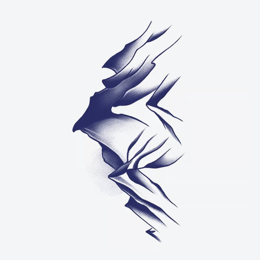 Abstract Fragmented Design Tattoo