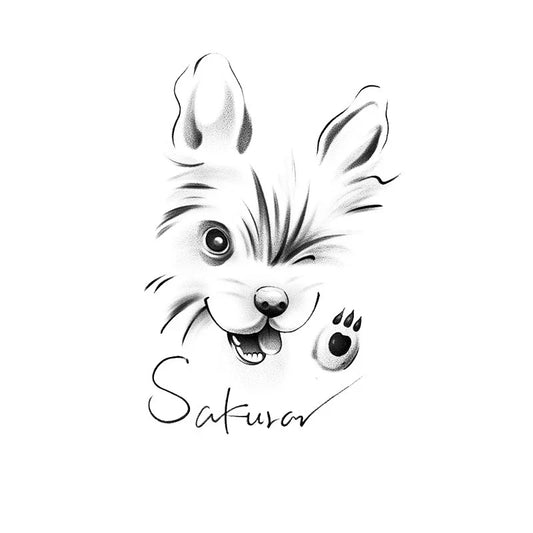 Playful Dog Tattoo