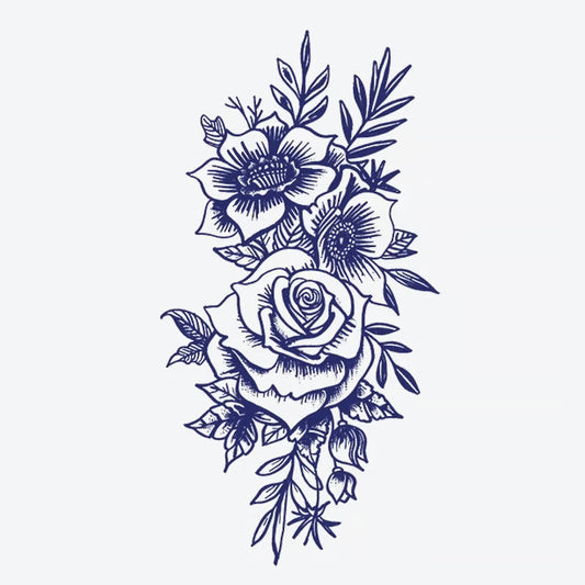 Floral Bouquet Tattoo