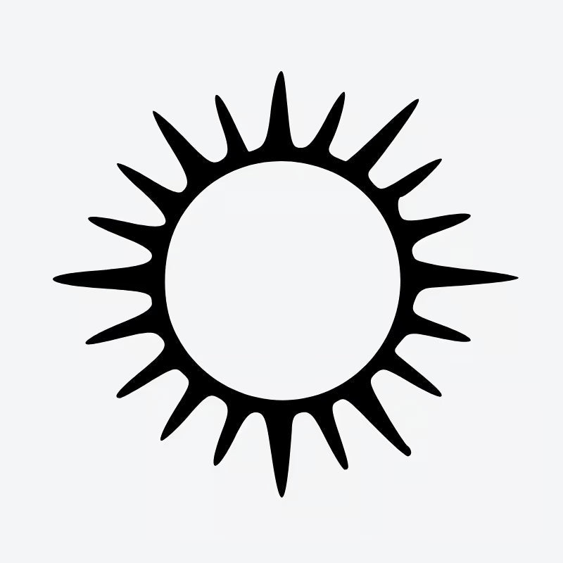 Radiant Sunburst Tattoo