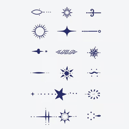 Celestial Symbols Series Tattoo