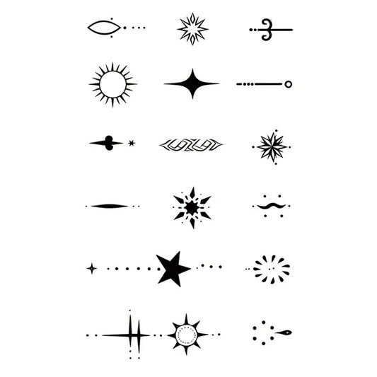 Celestial Symbols Series Tattoo
