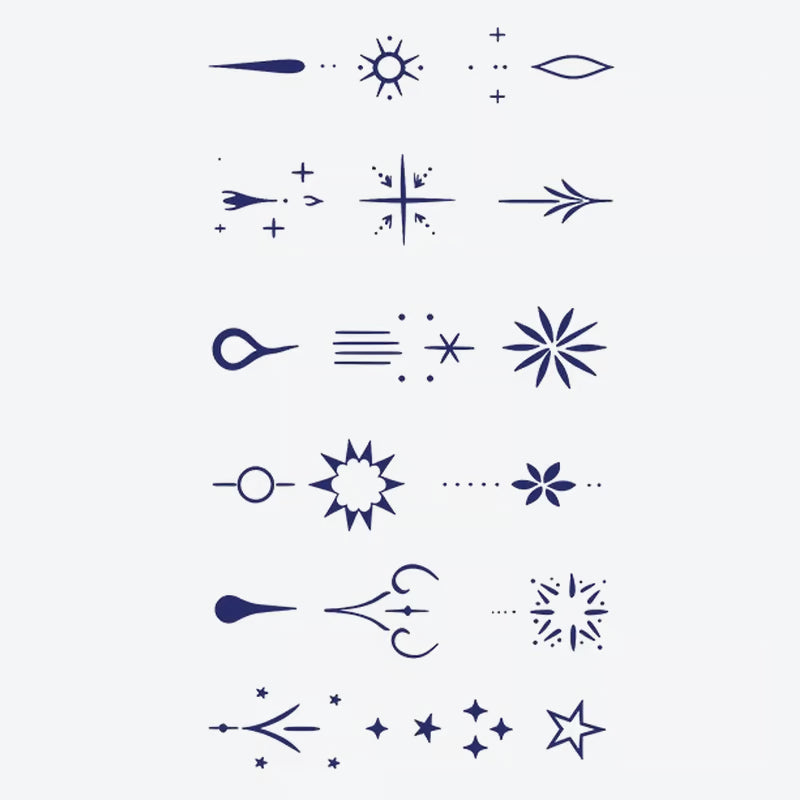 Celestial Symbols Series Tattoo