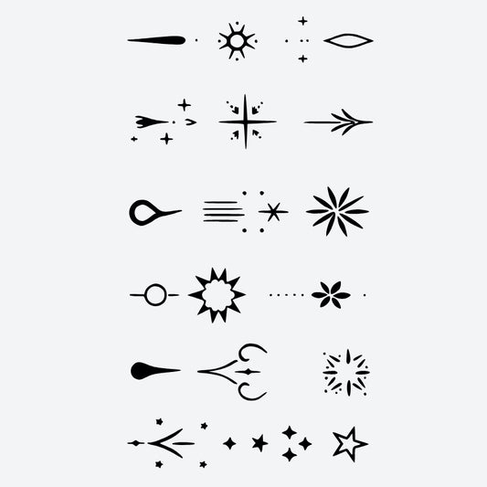 Celestial Symbols Series Tattoo