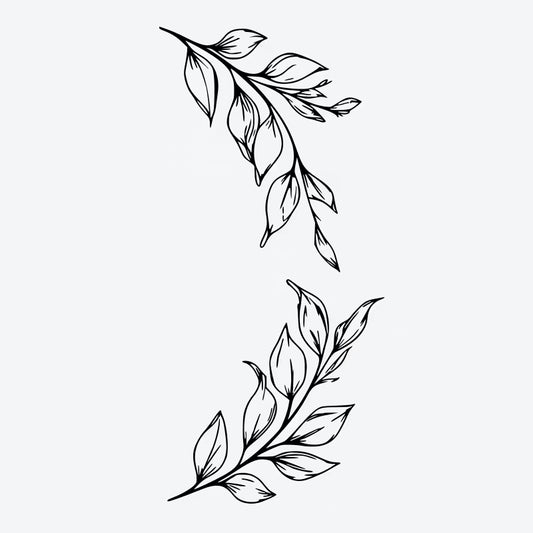 Leafy Branch Tattoo