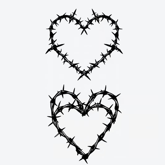 Thorned Heart Barbed Wire Series Tattoo