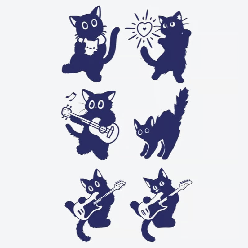 Musical Cats Series Tattoo