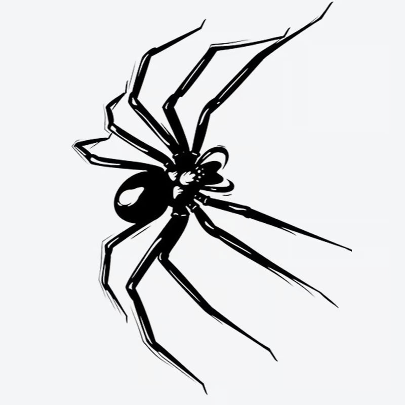 Black Spider Tattoo