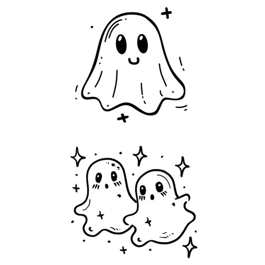 Cute Ghosts Tattoo