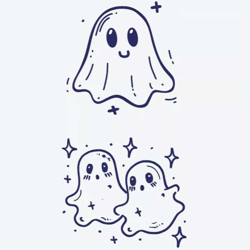 Cute Ghosts Tattoo