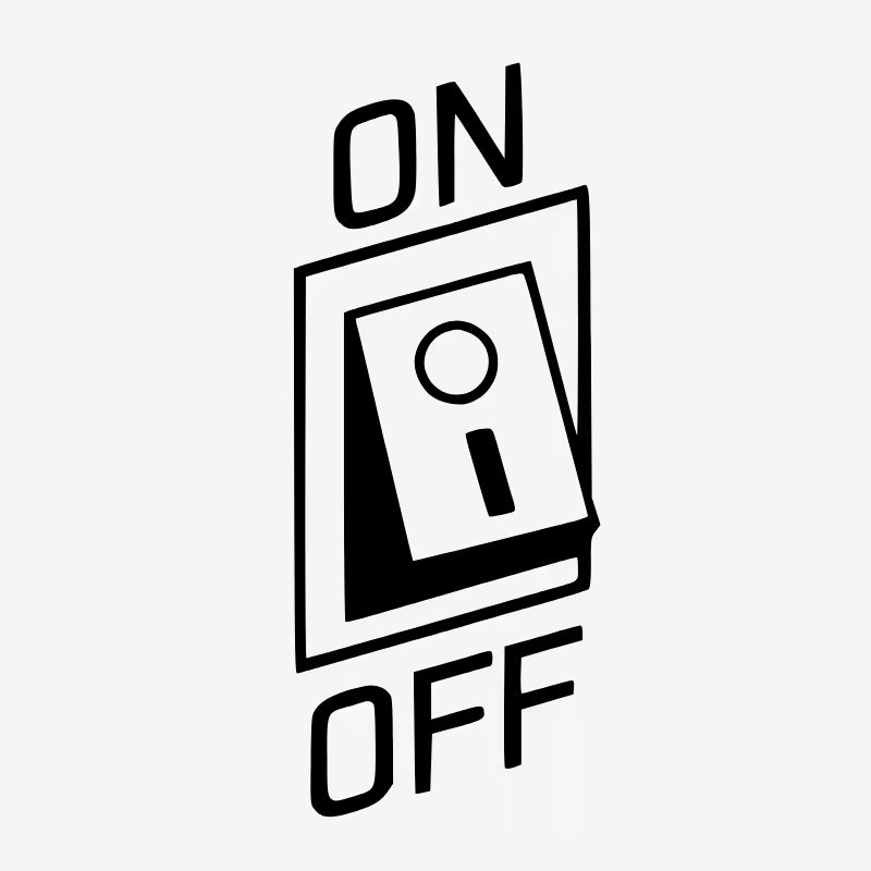On Off Switch Tattoo