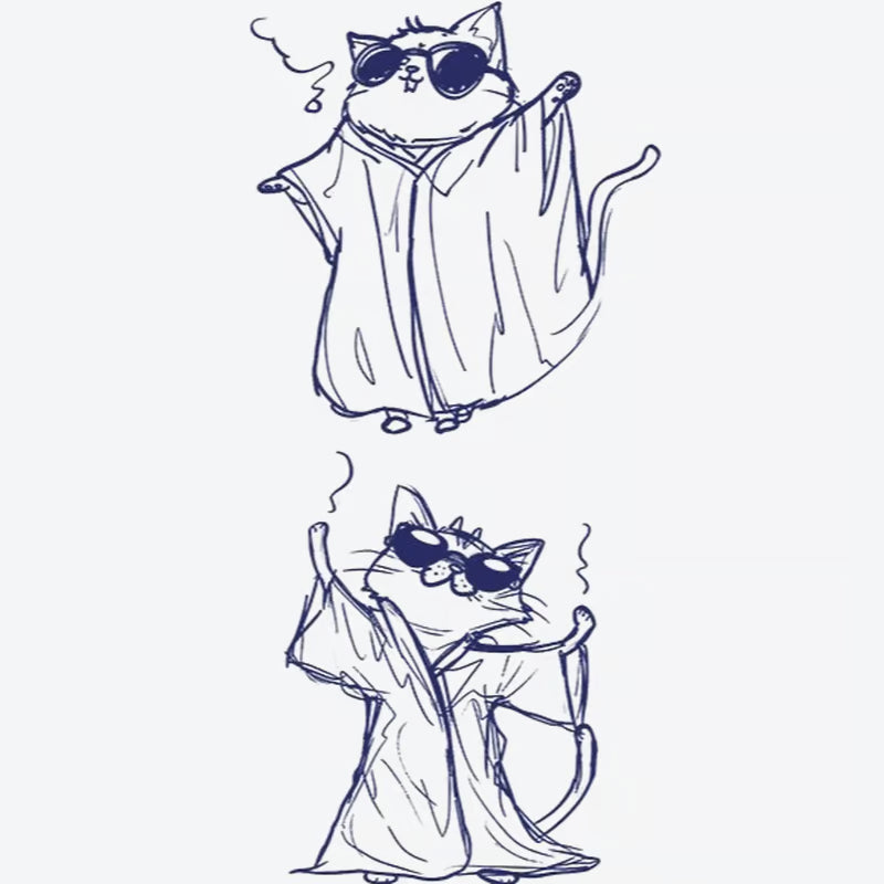 Cool Cats Series Tattoo