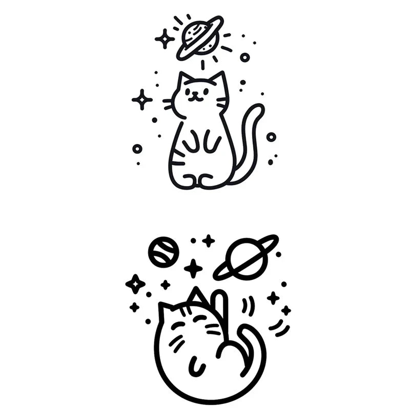Cat Planet Tattoo