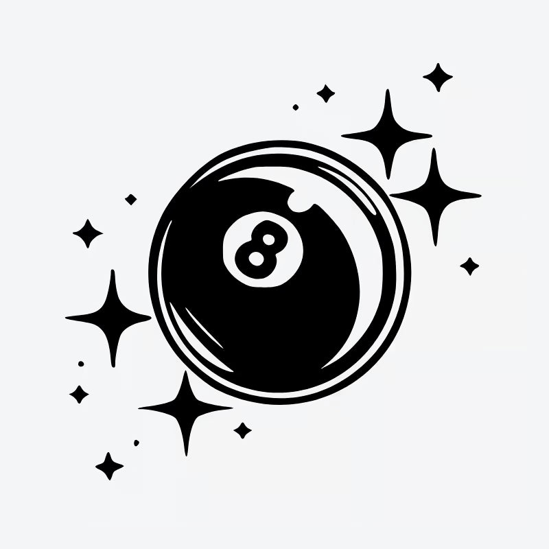 Cosmic Eight Ball Tattoo
