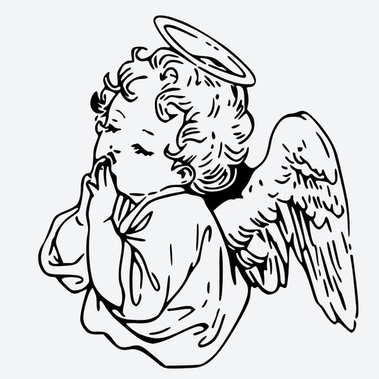 Cherubic Angels Prayer Tattoo