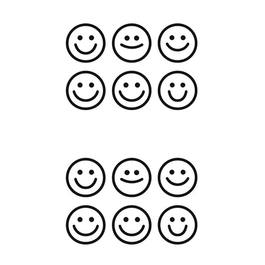 Smiley Face Series Tattoo