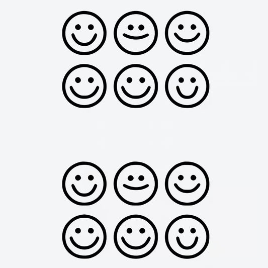Smiley Face Series Tattoo