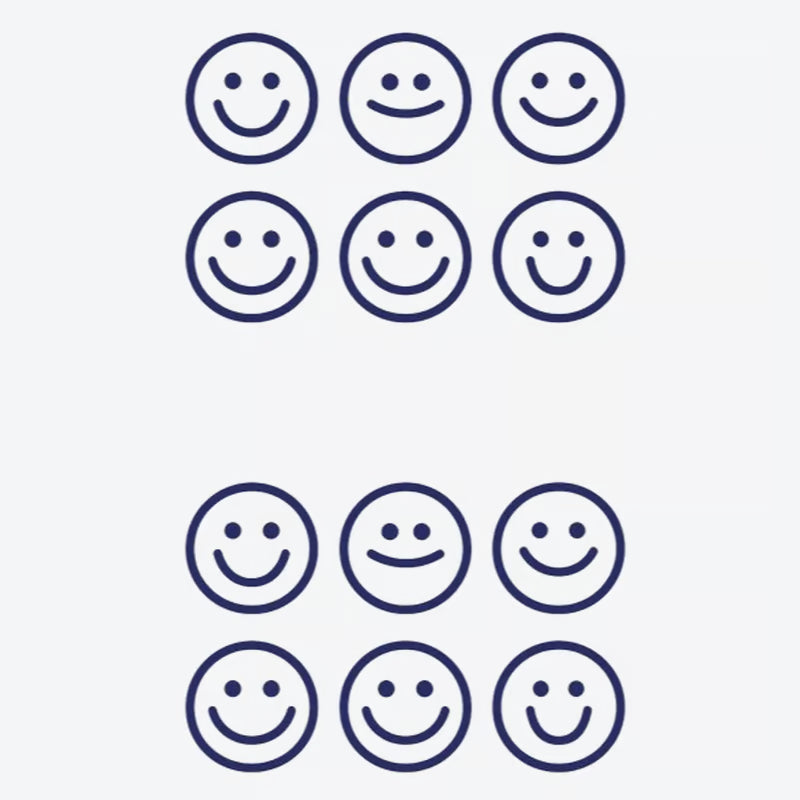 Smiley Face Series Tattoo