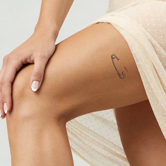 Safety Pin Tattoo
