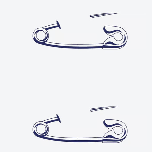 Safety Pin Series Tattoo