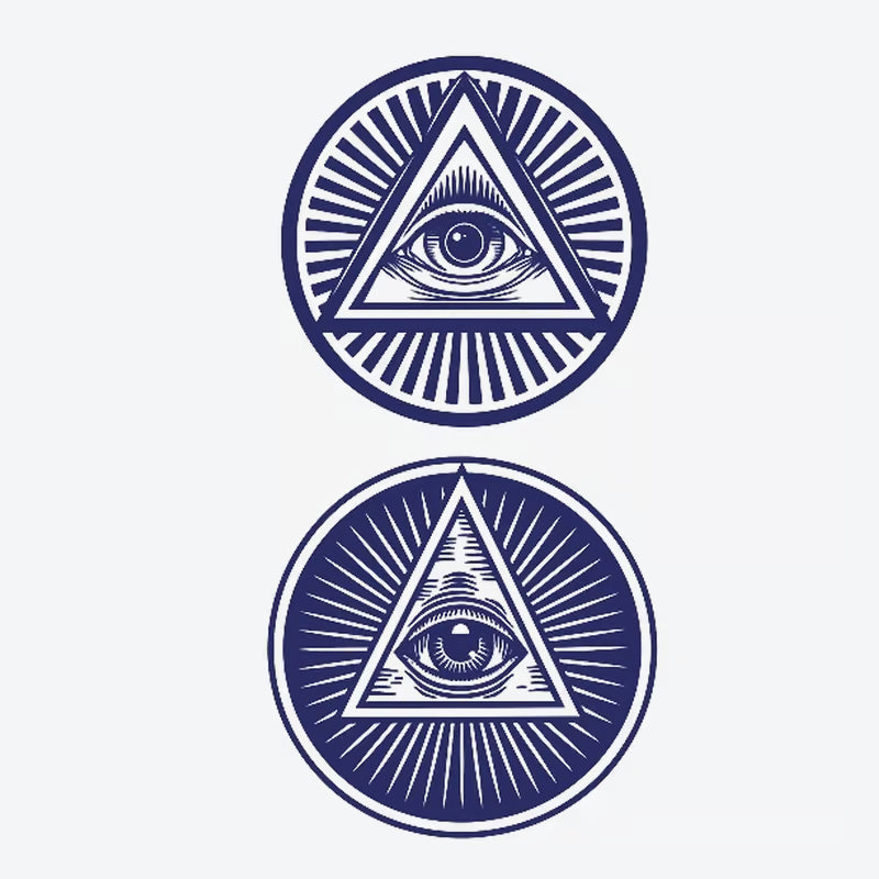 Eye Triangle Tattoo Series