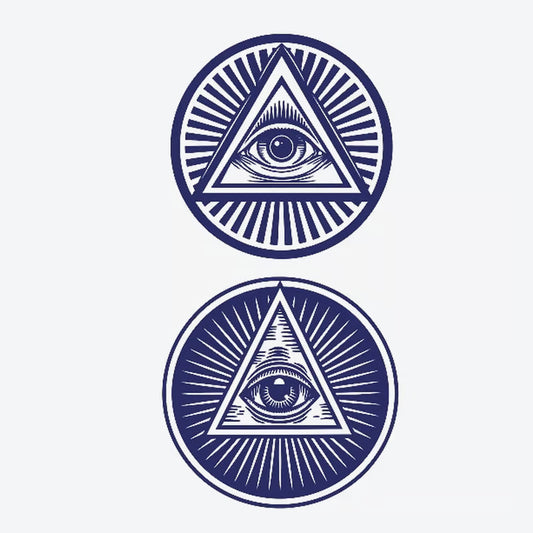 Eye Triangle Tattoo Series