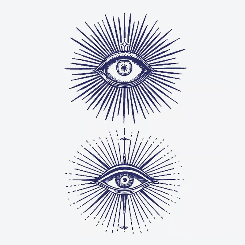 Eye Sunburst Series Tattoo