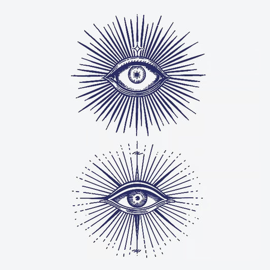 Eye Sunburst Series Tattoo