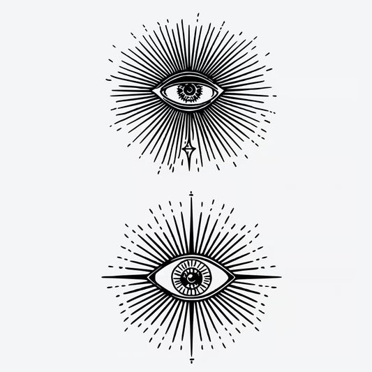 Illuminated Eye Series Tattoo