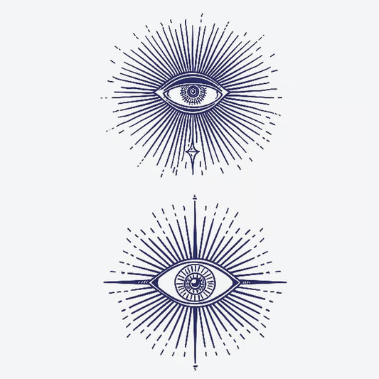 Illuminated Eye Series Tattoo