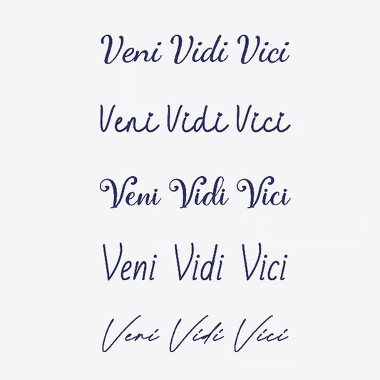 Veni Vidi Vici Series Tattoo