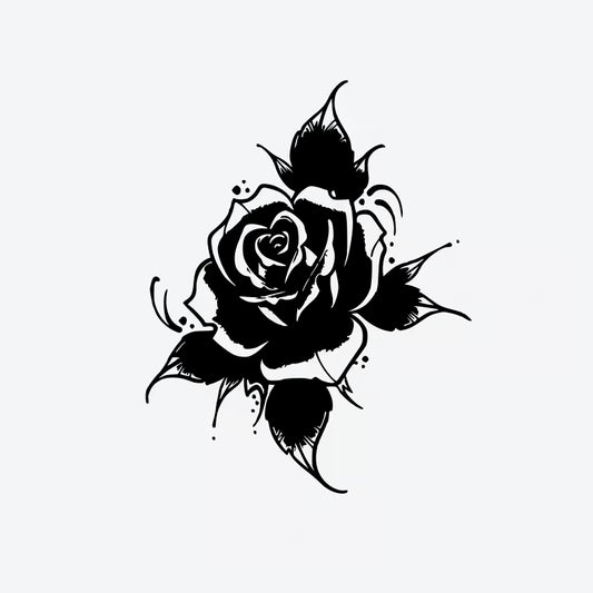 Rose Leaves Tattoo