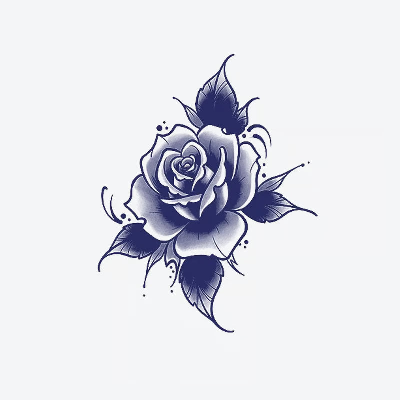 Rose Leaves Tattoo