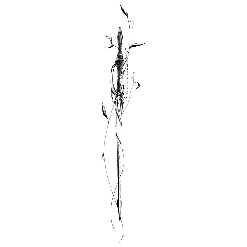 Sword Vine Tattoo