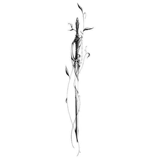Sword Vine Tattoo