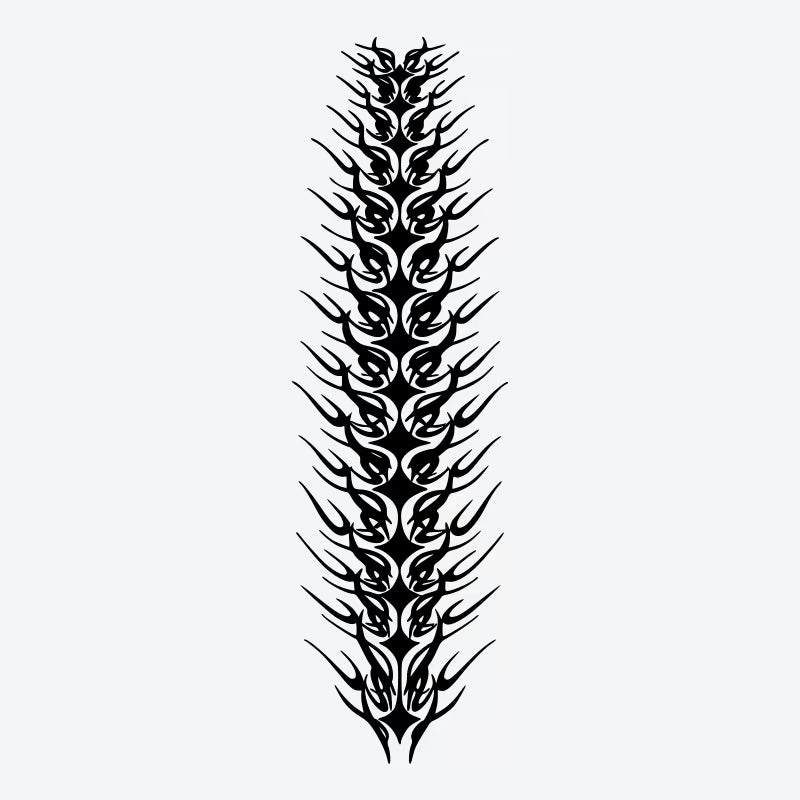 Tribal Flame Series Tattoo