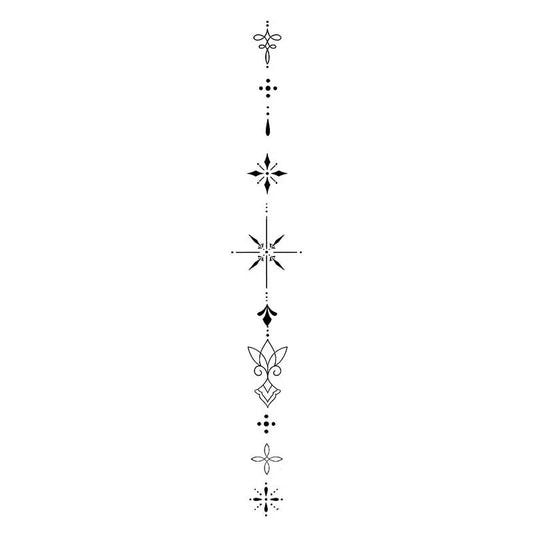 Ornamental Geometric Design Tattoo