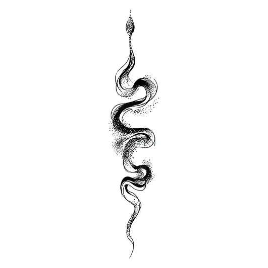 Snake Line Tattoo