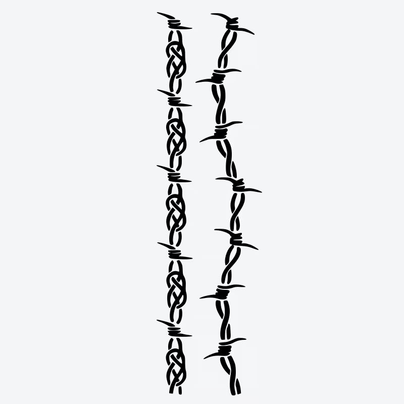 Knotty Barbed Wire Tattoo